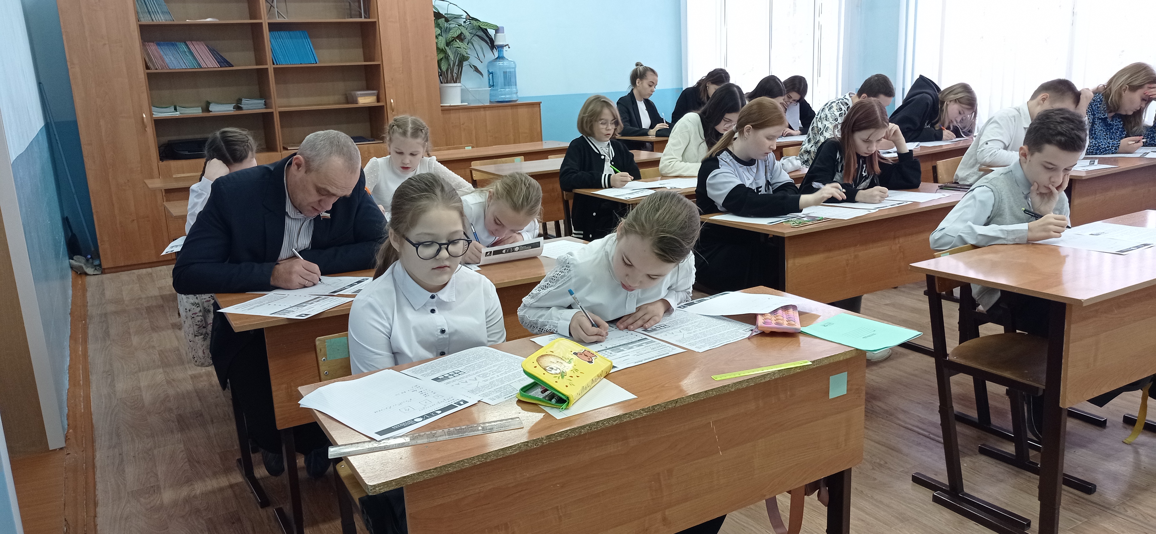 X Всероссийский образовательно-развлекательный флешмоб «Контрольная по математике для взрослых и не только «MathCat-2023» в МОУ «Гимназия №1» г. Балашова.