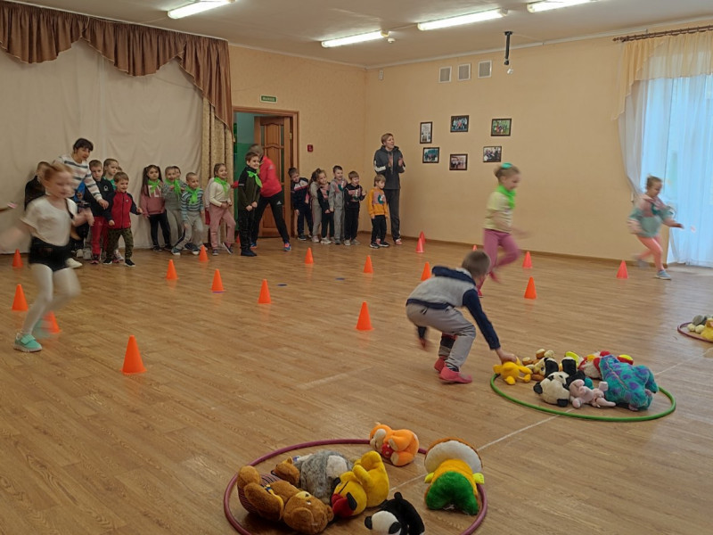 Спортивные состязания в рамках месячника пожарной безопасности.